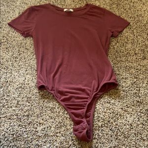 Dusty Rose Shortsleeved Bodysuit